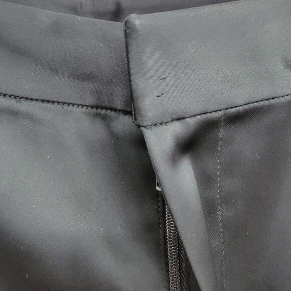 NEW L'AGENCE Women's High Rise Satin Effect Suiting Ankle Trouser Black Size S - Picture 6 of 13